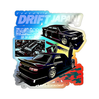 SR20det C34 Holographic Die-cut Stickers