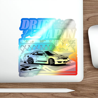 SR20det S14 Holographic Die-cut Stickers