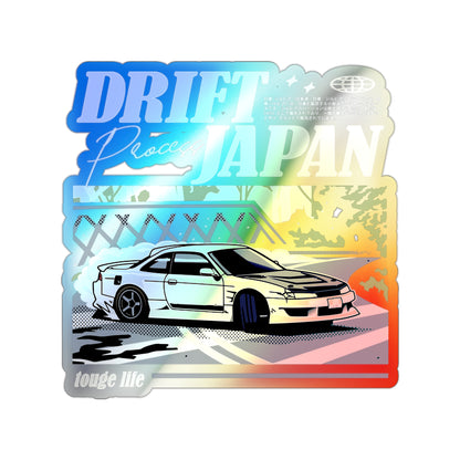 SR20det S14 Holographic Die-cut Stickers