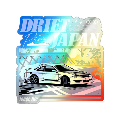 SR20det S14 Holographic Die-cut Stickers