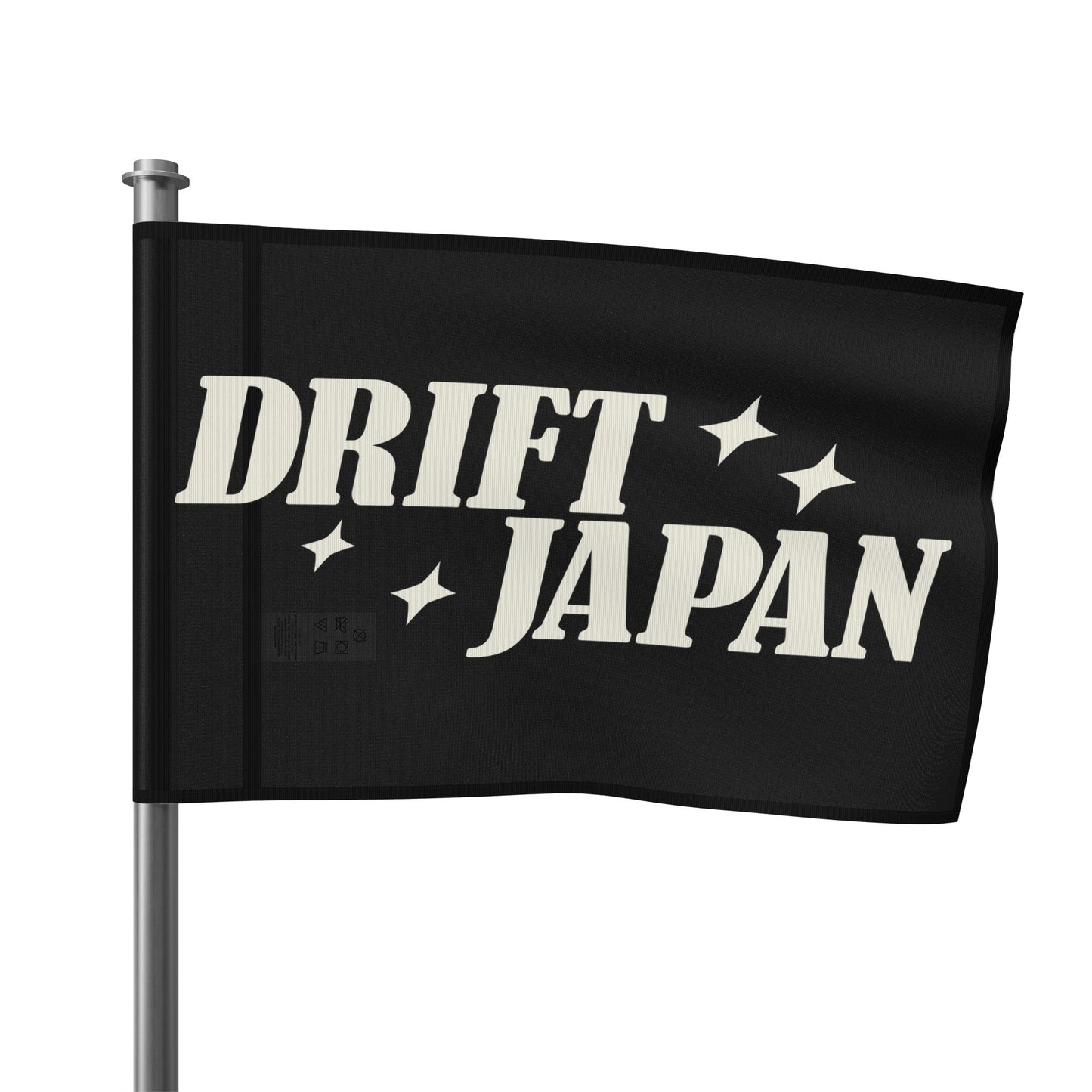 Drift Japan White Nobori Flag